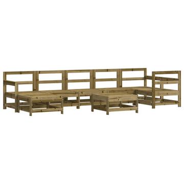 set mobili da giardino Legno di pino impregnato