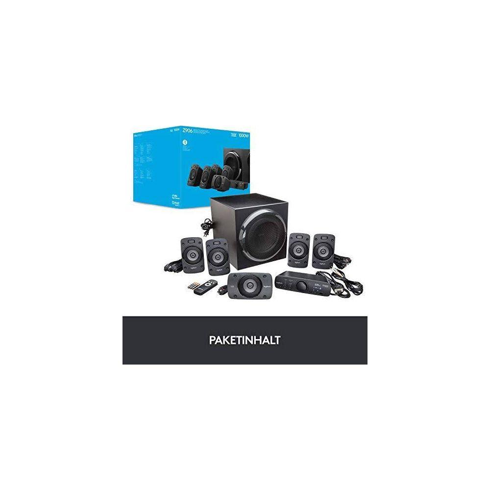 Logitech  Z906 set di altoparlanti 500 W Universale Nero 5.1 canali 67 W 