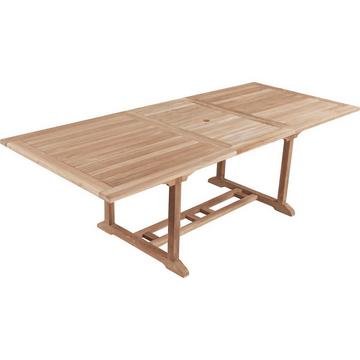 Garten Ausziehtisch Solo Teak natur 180-240x100