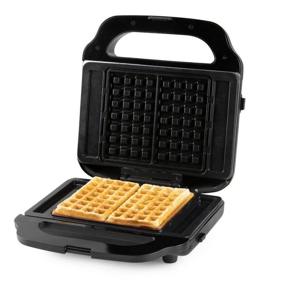 DOMO Griglia di contatto Griglia per panini e cialde 3 in 1, DO9290C  