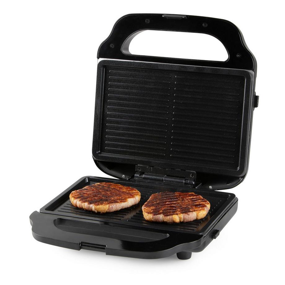 DOMO Griglia di contatto Griglia per panini e cialde 3 in 1, DO9290C  