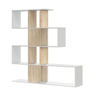 Calicosy Libreria con 4 livelli e 11 scomparti - A145 cm - Zigzag  