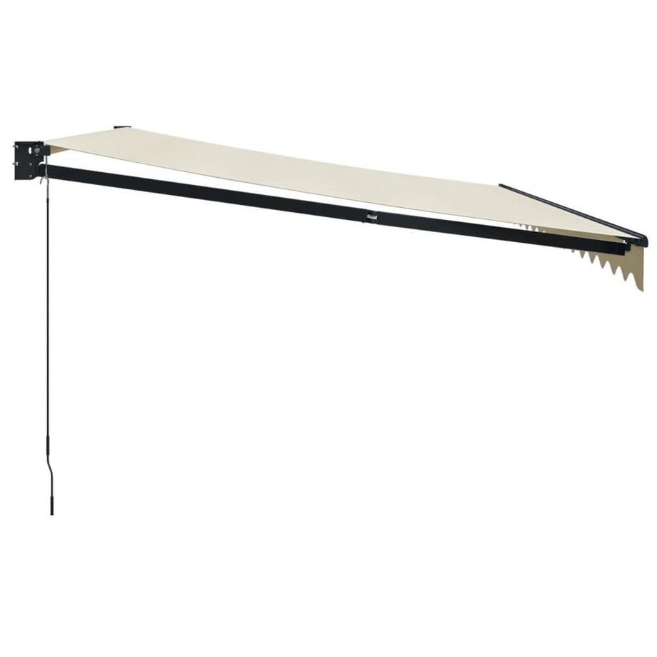 VidaXL Auvent rétractable tissu  