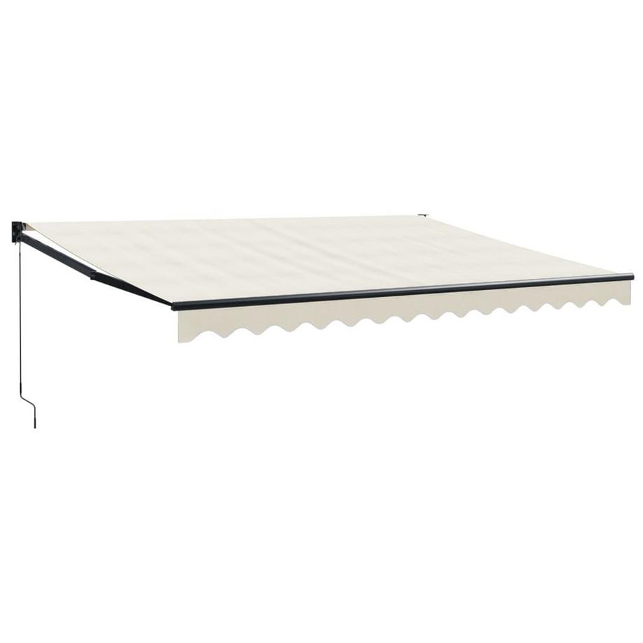 Auvent rétractable tissu