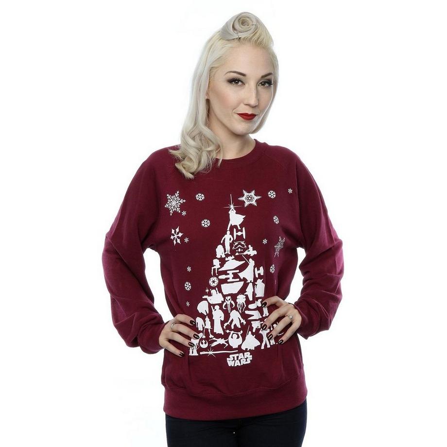 STAR WARS Star Wars Sweatshirt Imprimé Arbre de Noël  
