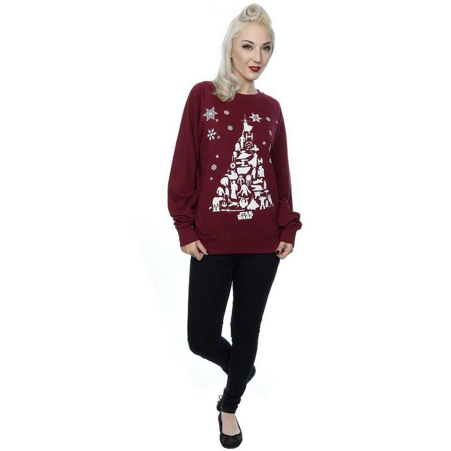 STAR WARS Star Wars Sweatshirt Imprimé Arbre de Noël  