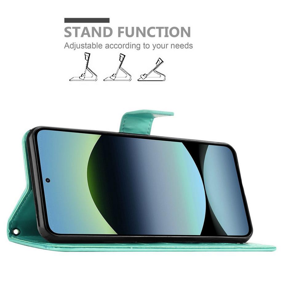Cadorabo  Custodia per Xiaomi RedMi Note 14 4G cover fiori design 