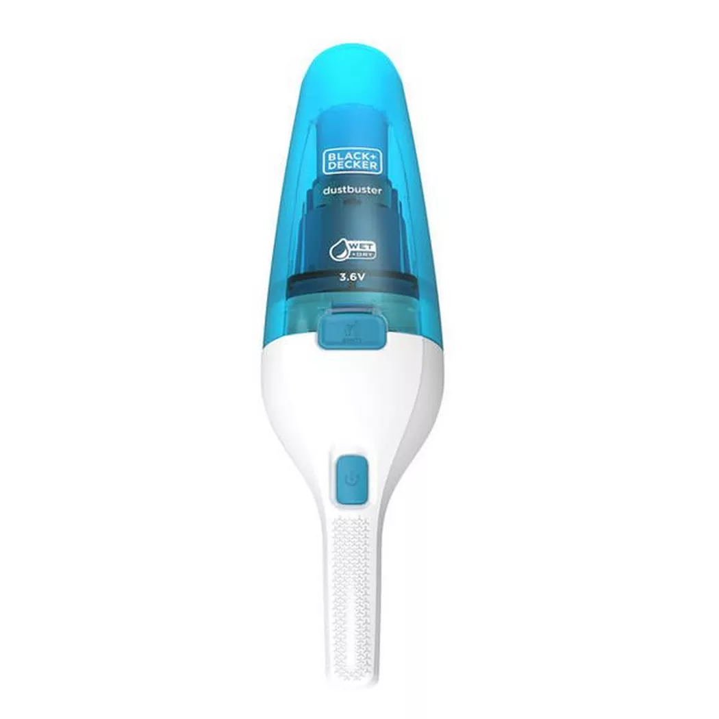 BLACK+DECKER – Kabelloser (Tisch) Handstaubsauger ohne Beutel-WDC115WA, Blau, One Size