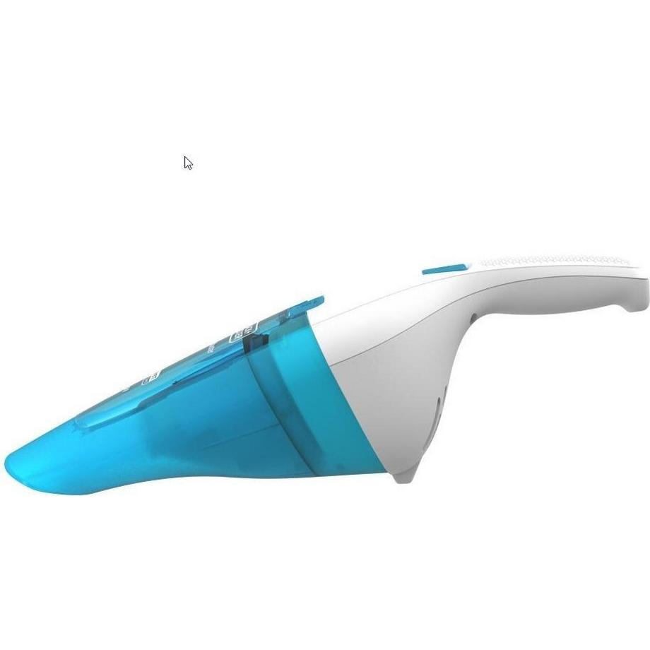 BLACK+DECKER Akkusauger Nass/Trocken weiss 5.4 Watt, Ladestation mit Wandhalterung  