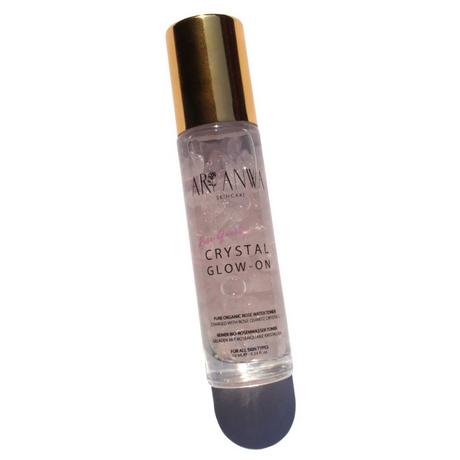 ARI ANWA Skincare  Roll-on rinfrescante con quarzo Rosa e Acqua di Rose - Crystal Glow On 