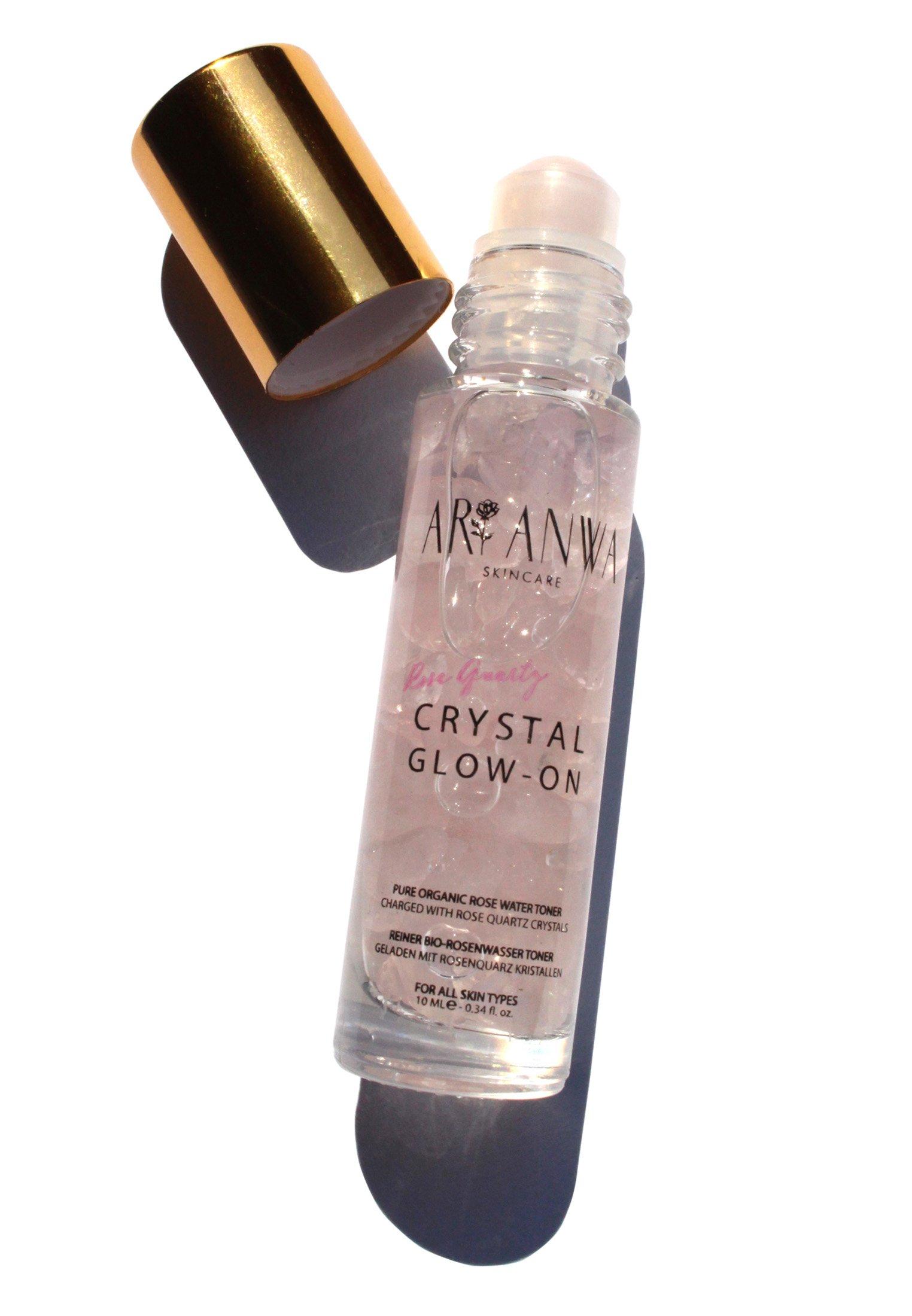 ARI ANWA Skincare  Roll On  Quartz Rose Revitalisant & Bio Eau de Rose - Crystal Glow On 