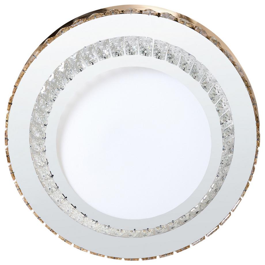 Beliani Deckenventilator mit Licht aus Eisen  ASHLEY  