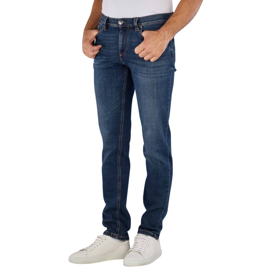 Alberto Pipe Regular Fit Overdyed Jeans  