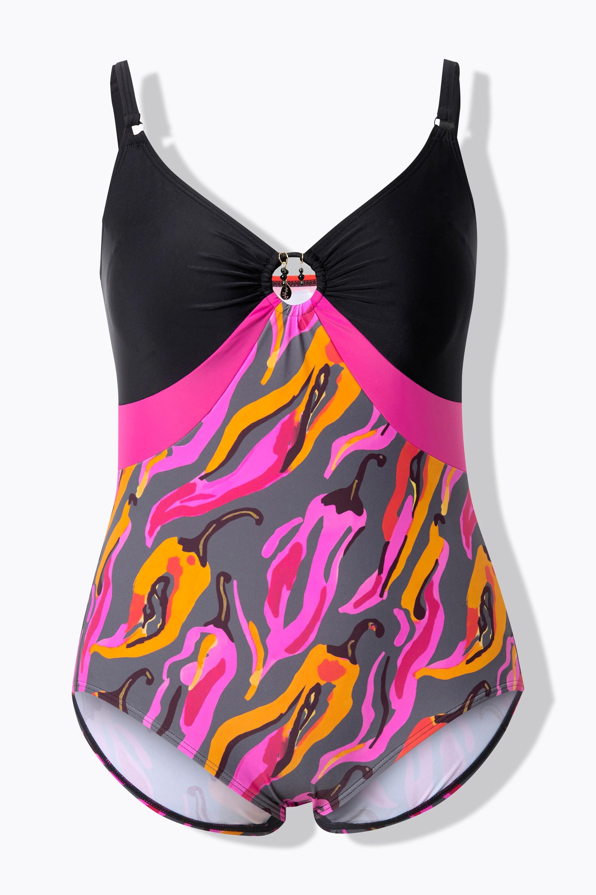 Ulla Popken Maillot de bain Chilis Bonnets souples Anneau fantaisie  