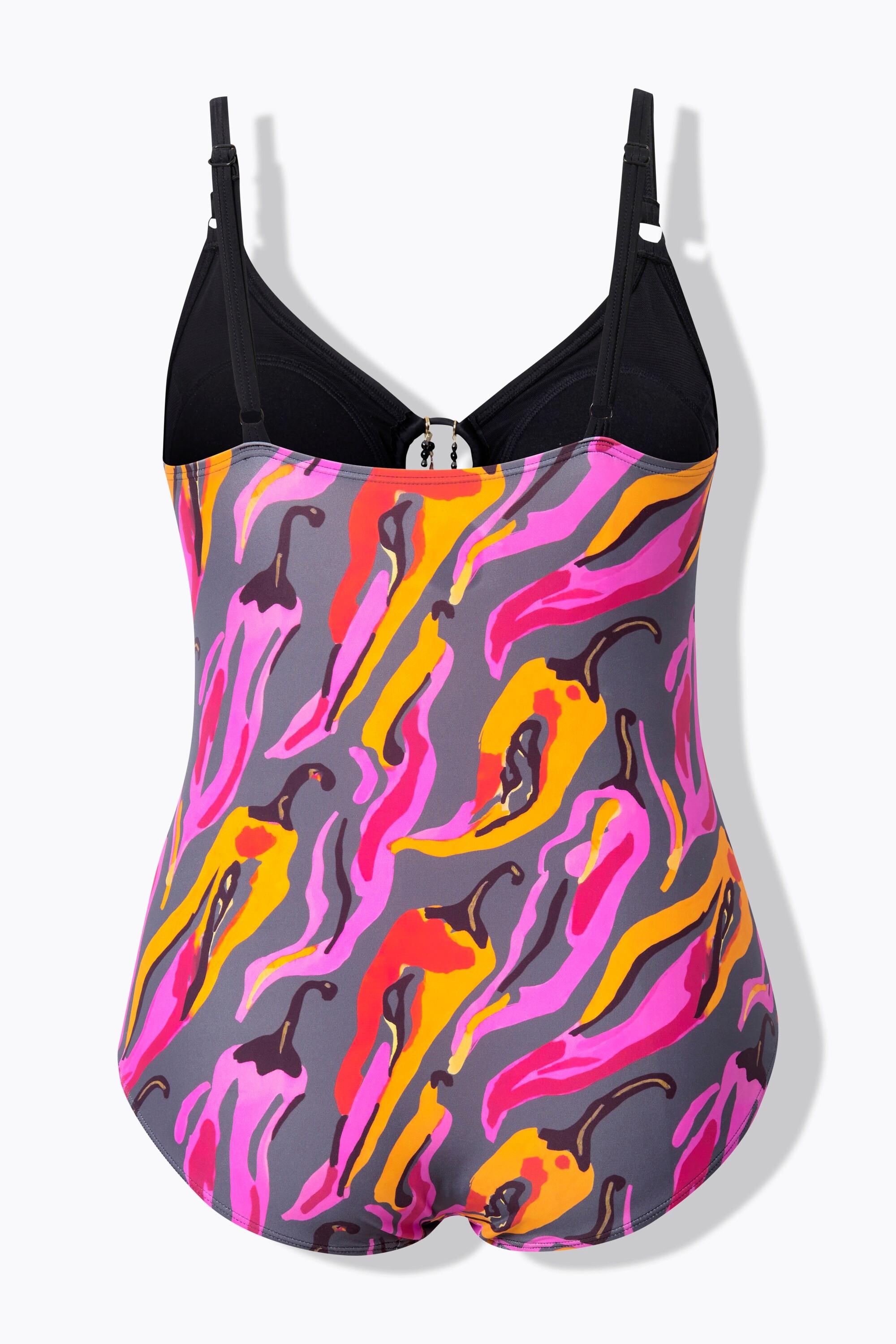 Ulla Popken Maillot de bain Chilis Bonnets souples Anneau fantaisie  