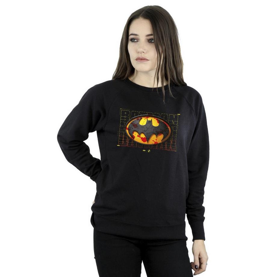 DC COMICS Batman Logo Girocollo Felpa  