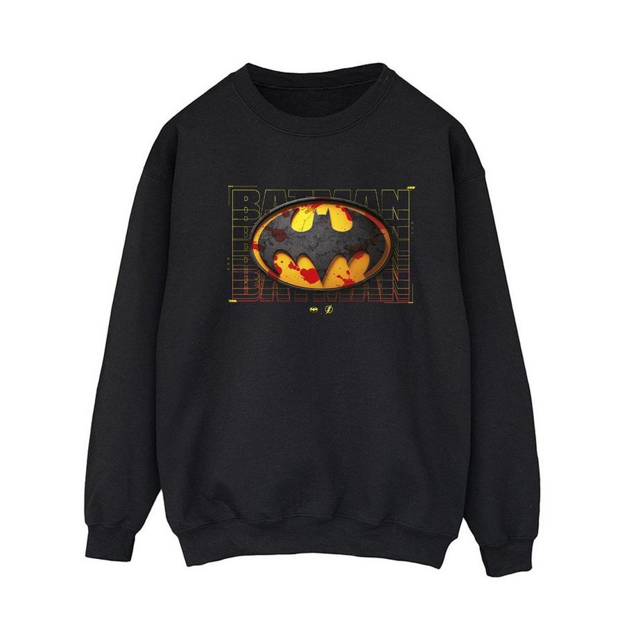 DC COMICS Batman Logo Girocollo Felpa  