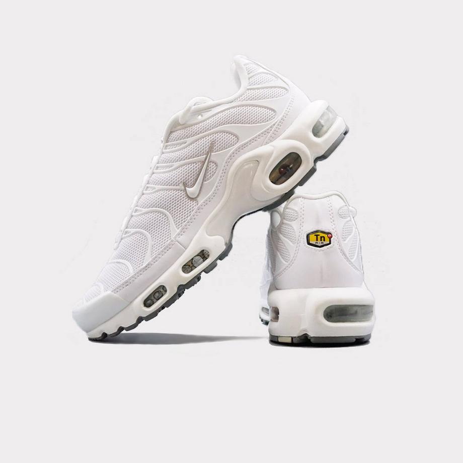 NIKE Air Max Plus White Red Gradient Sneakers  