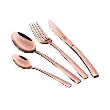 24 teiliges Besteck-Set rosegold