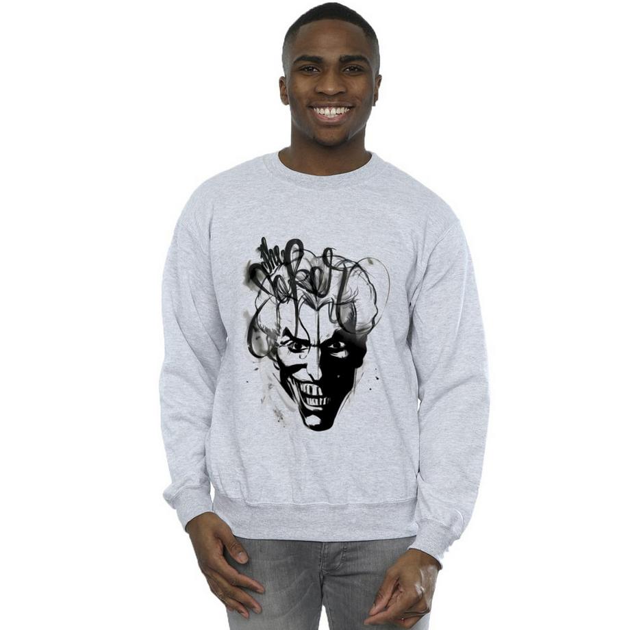 BATMAN Joker Felpa Stampa Grafica  