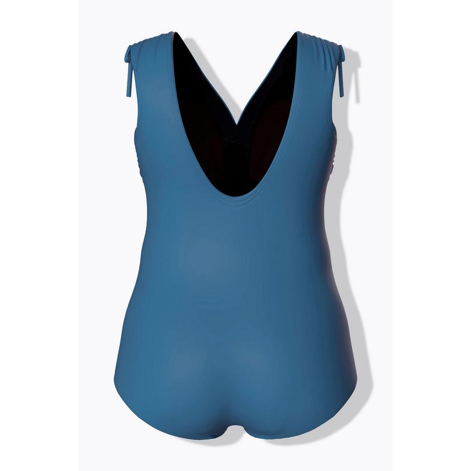 Ulla Popken Maillot de bain décolleté en cœur bonnets souples recyclé  