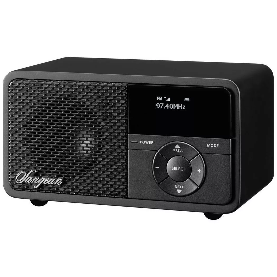 SANGEAN -  DDR-7X Tischradio, Schwarz