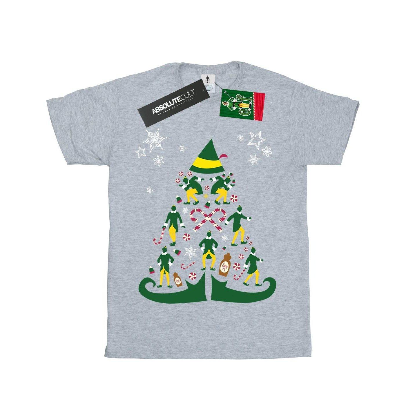 Elf  Christmas Tree TShirt 