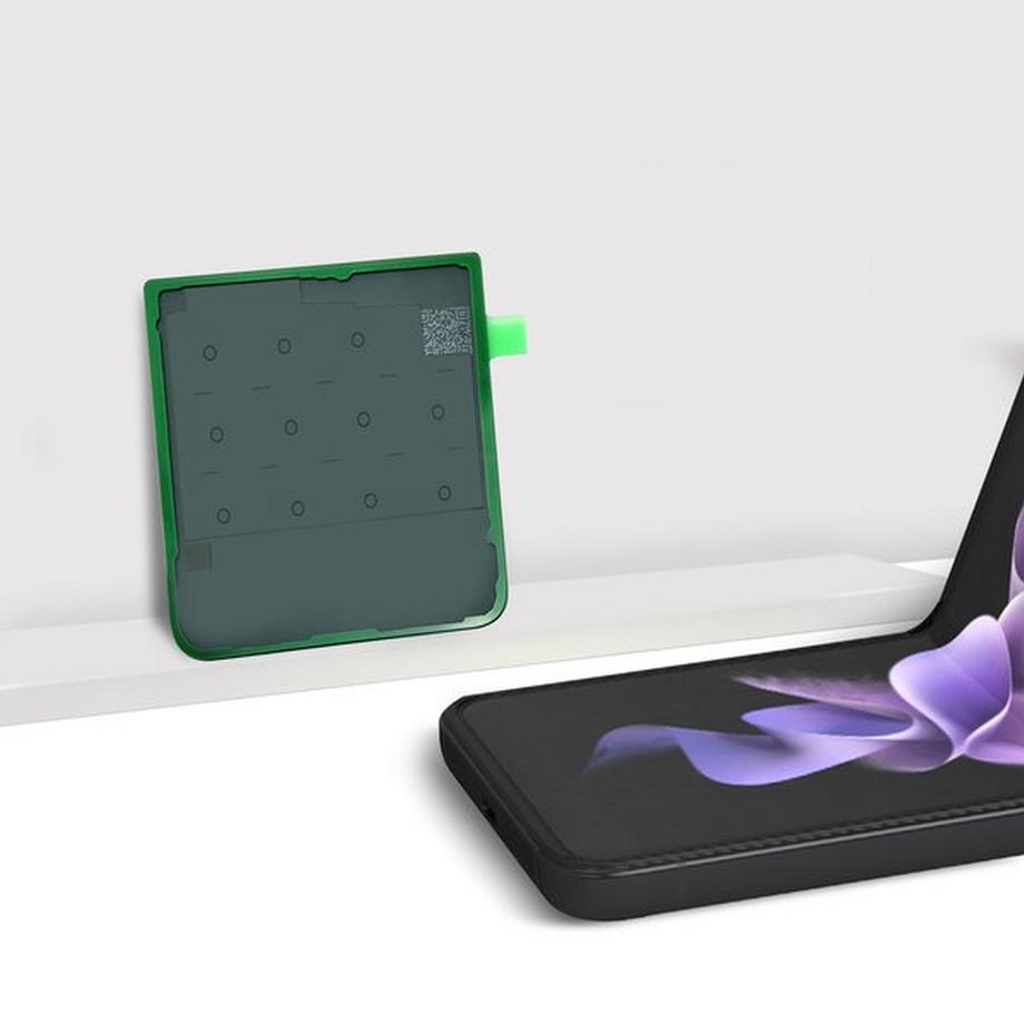 SAMSUNG  Akkudeckel Samsung Z Flip3 Phantom Black 