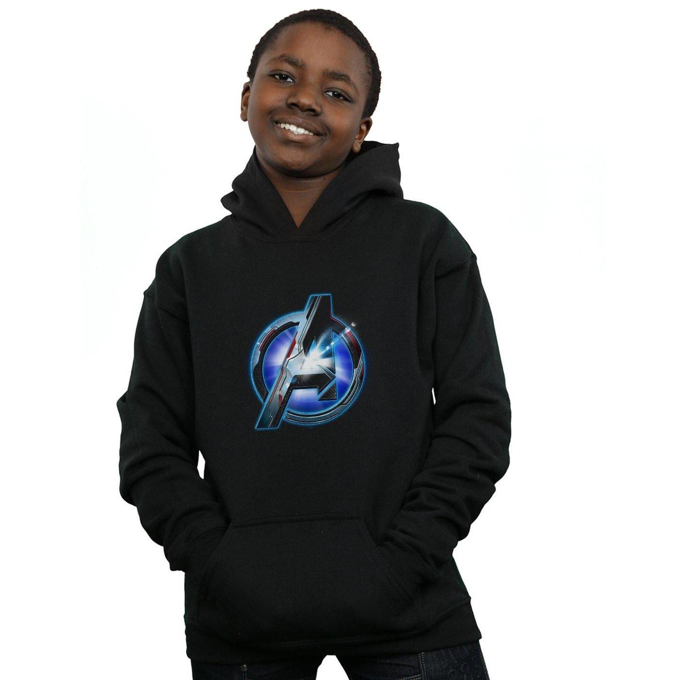 MARVEL  Avengers Endgame Glowing Logo Kapuzenpullover 