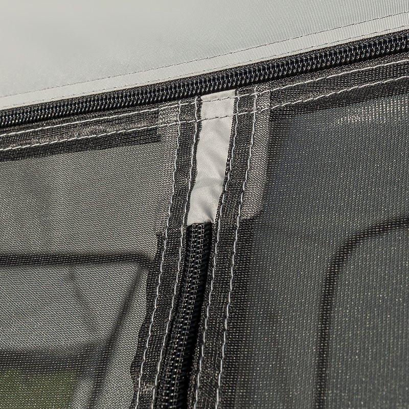 Pricenet  Paroi latérale avec grillage pour tente de fête gonflable 