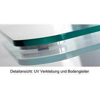 VCM Universal TV VESA Standfuß Ständer Fernseh Rack Alu Glas Zental  