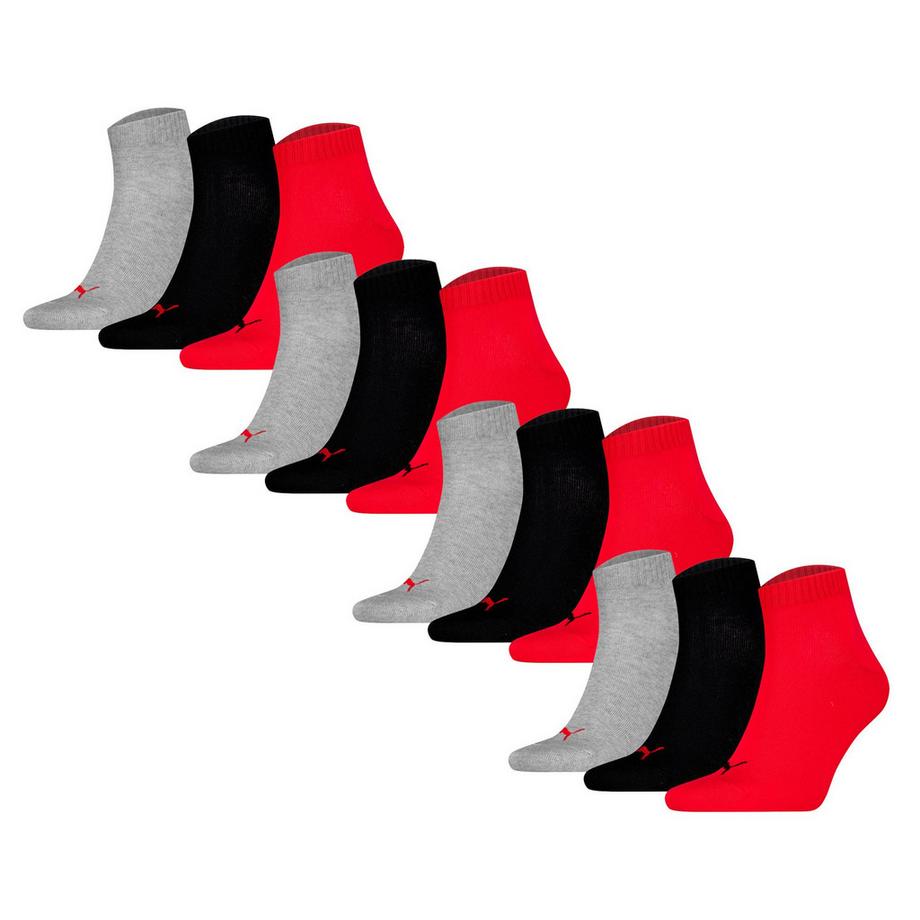 Socken  12er Pack Stretch-Quarter Plain 12P