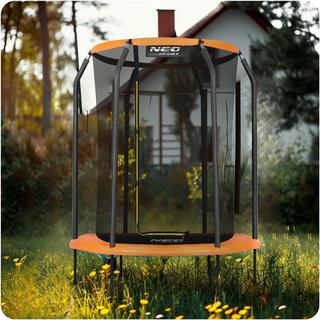 B2X Trampolin für den Garten 152 cm

Das Set beinhaltet:

- Trampolin 152 cm
- 6 Beine
- 6 Stangen mit Schaumstoffschutz
- Internes Sicherheitsnetz mit Reißverschluss

Hauptmerkmale:

- Sicherheitsnetz
- Metallpfosten mit weichem Schaumstoffschutz  