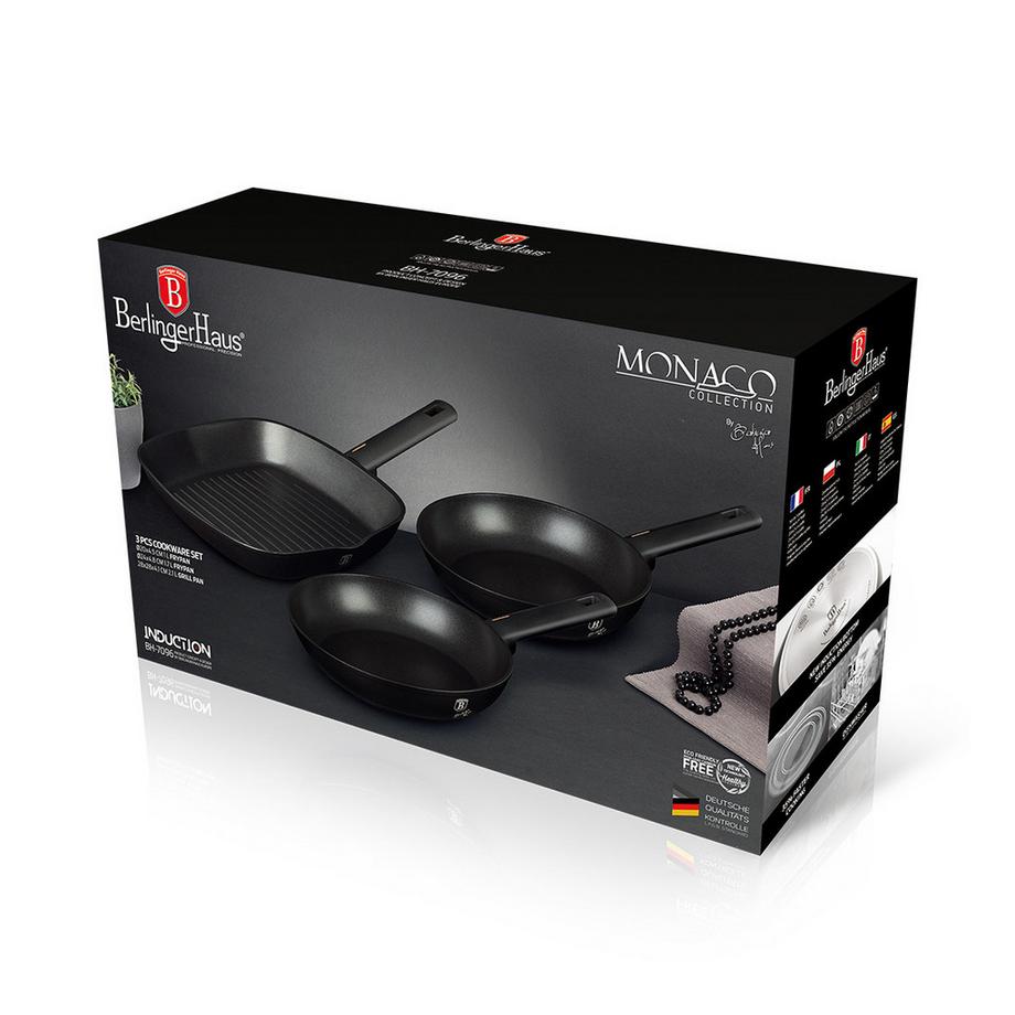 Berlinger Haus Bratpfannen Set  Ø 202428cm Monaco Collection  