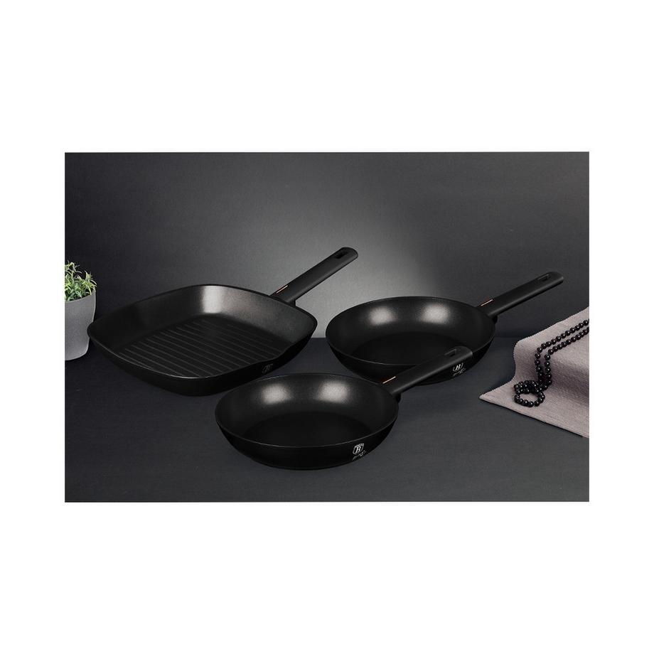 Berlinger Haus Bratpfannen Set  Ø 202428cm Monaco Collection  