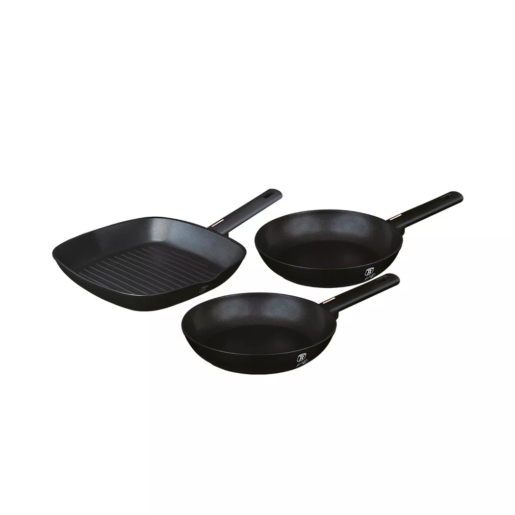 Berlinger Haus - Bratpfannen Set  Ø 20/24/28cm Monaco Collection, One Size
