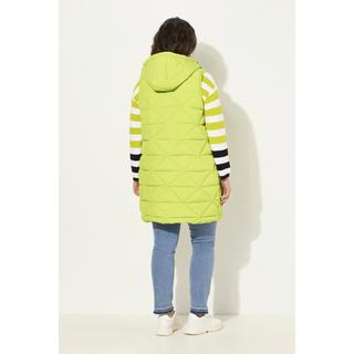 Ulla Popken Longue Veste Matelassée Coupe A Capuche  