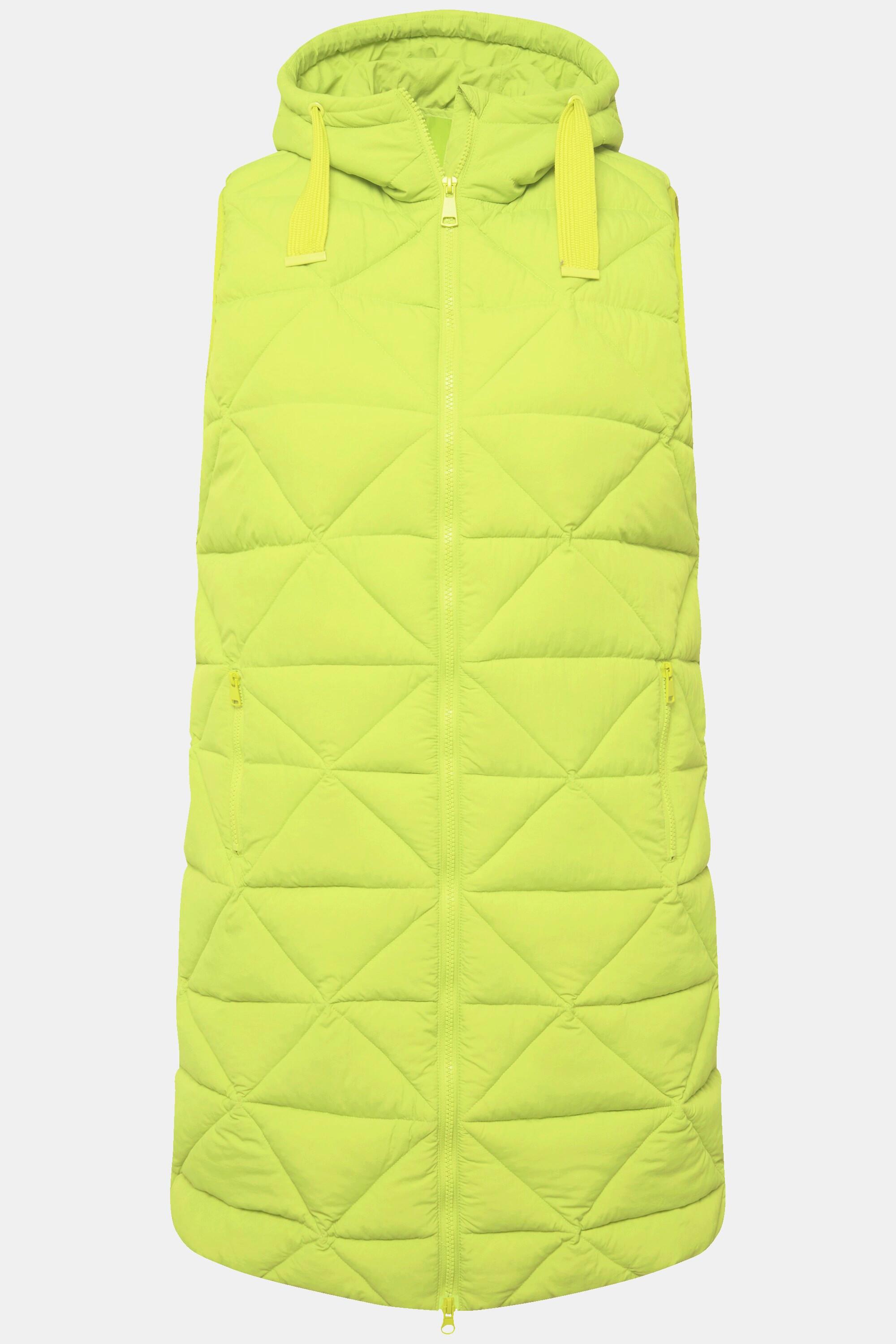 Ulla Popken Longue Veste Matelassée Coupe A Capuche  