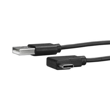 Câble USB-A vers USB-C à angle droit de 1 m - M/M - USB 2.0