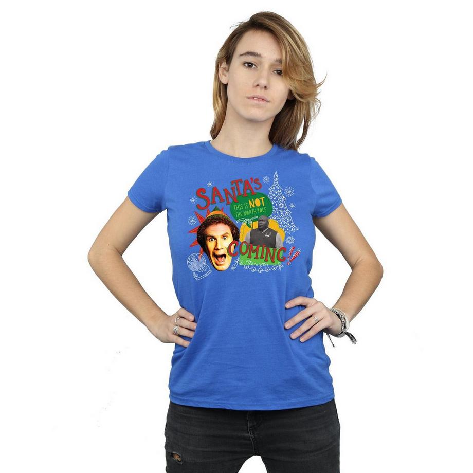 Elf Santa's Coming T-Shirt  
