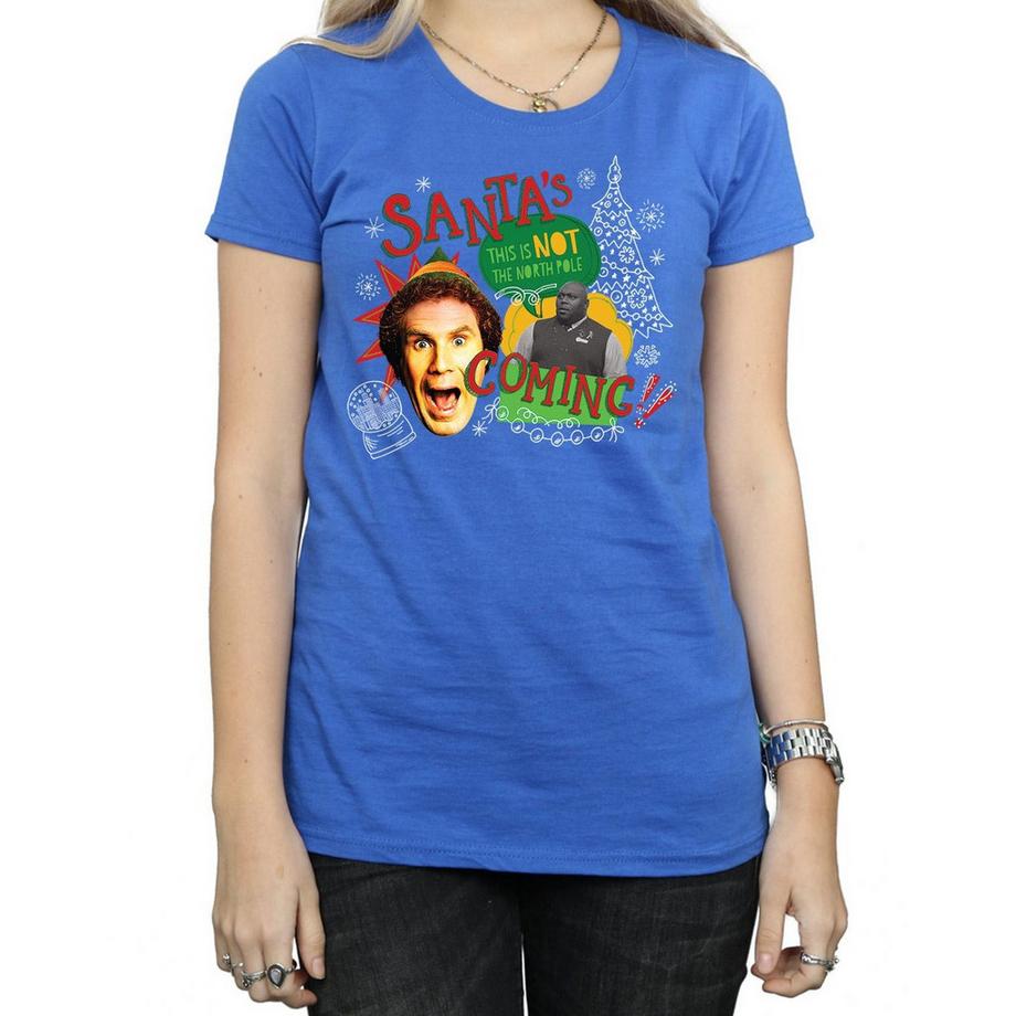 Elf Santa's Coming T-Shirt  