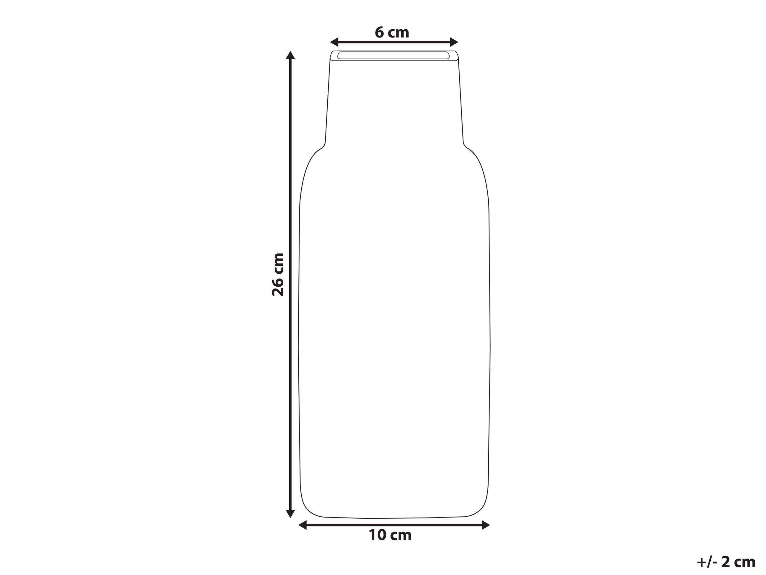 Beliani Dekoration aus Glas Modern MERBAKA  