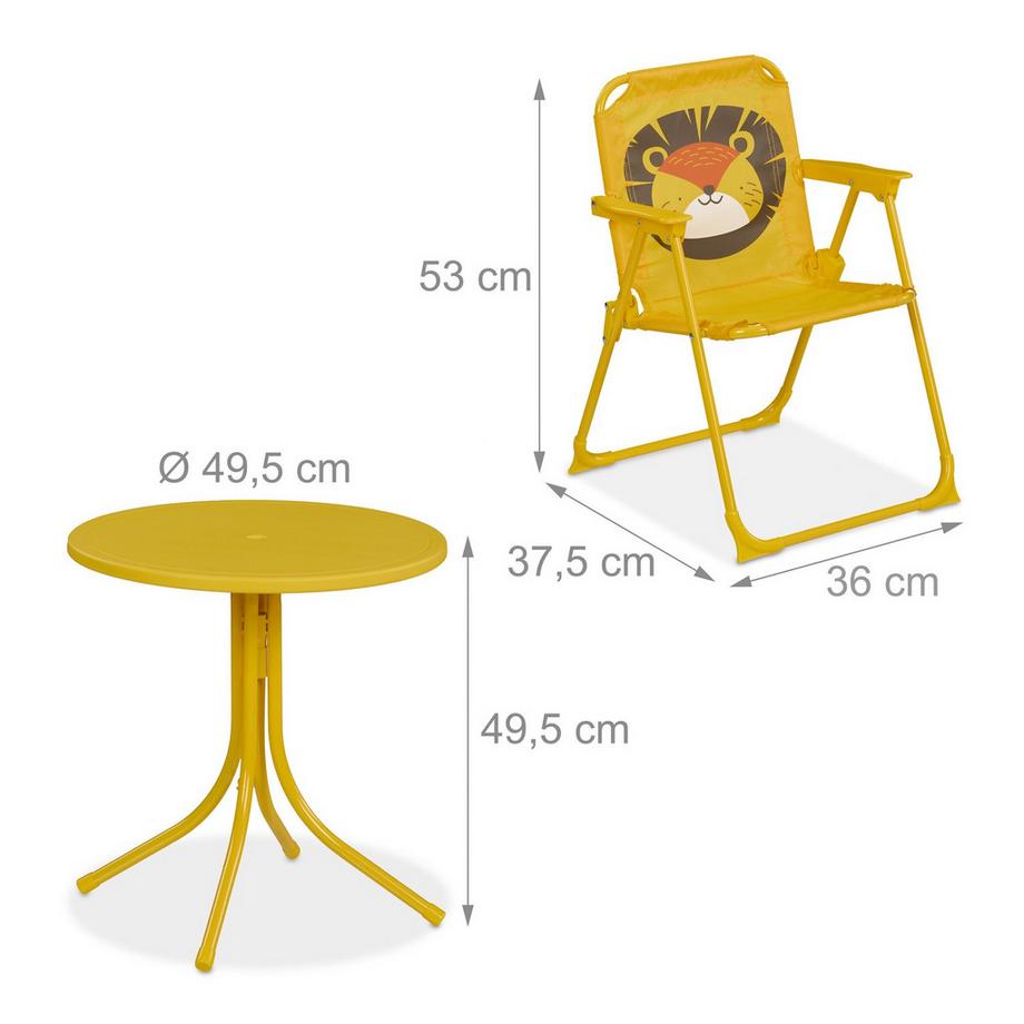 Northix Ensemble de meubles de camping pour enfants  