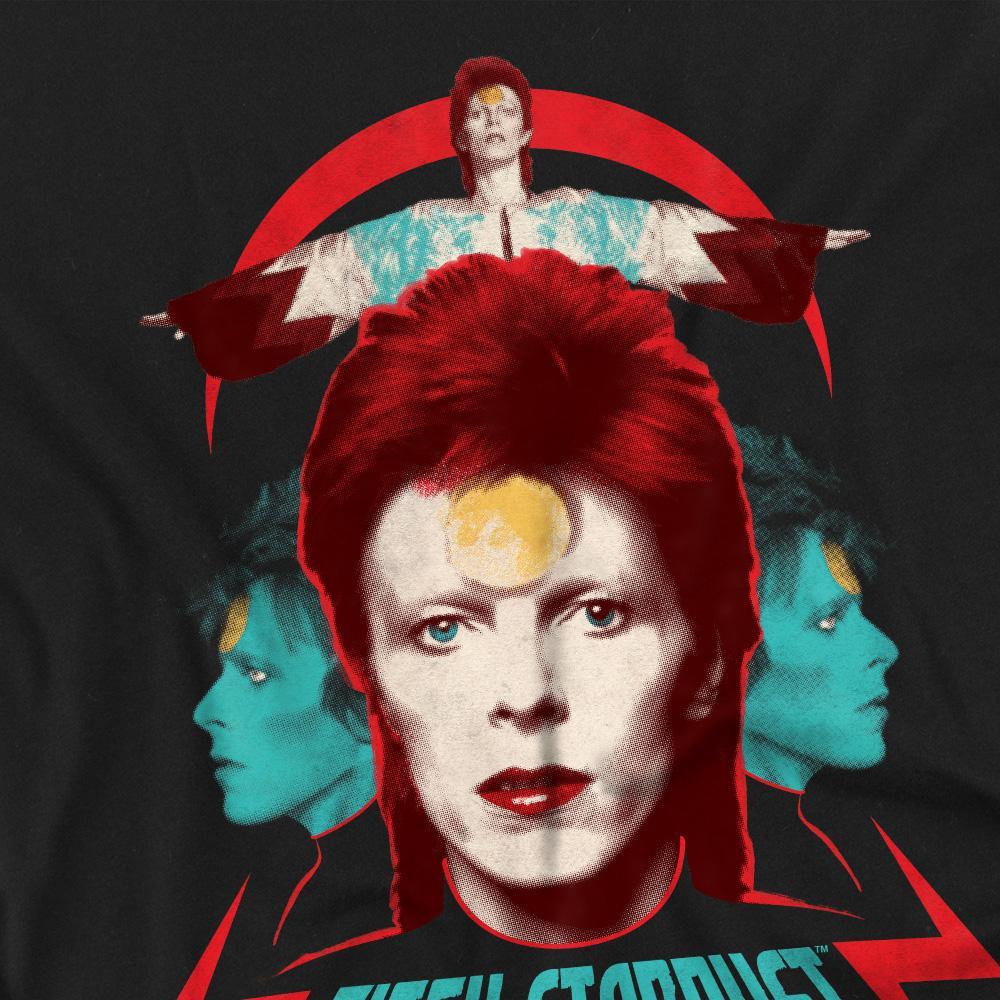 David Bowie Ziggy Heads Bedrucktes T-Shirt  