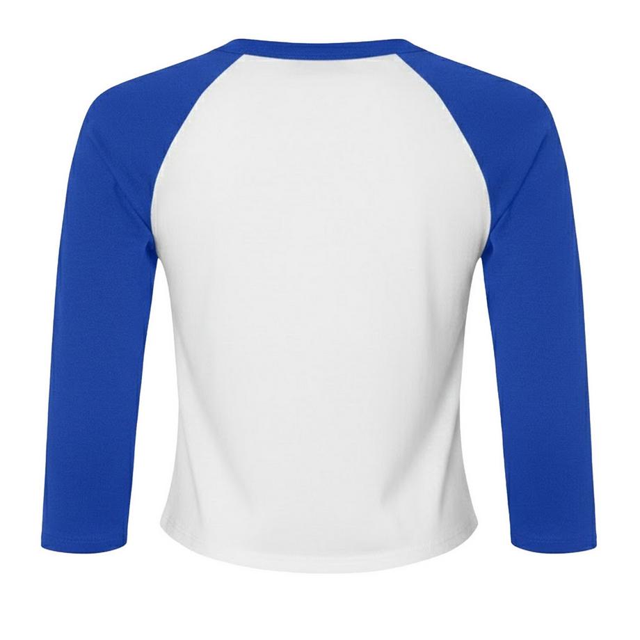 Bella + Canvas Maglietta Raglan Manica 3/4 Microfibra  