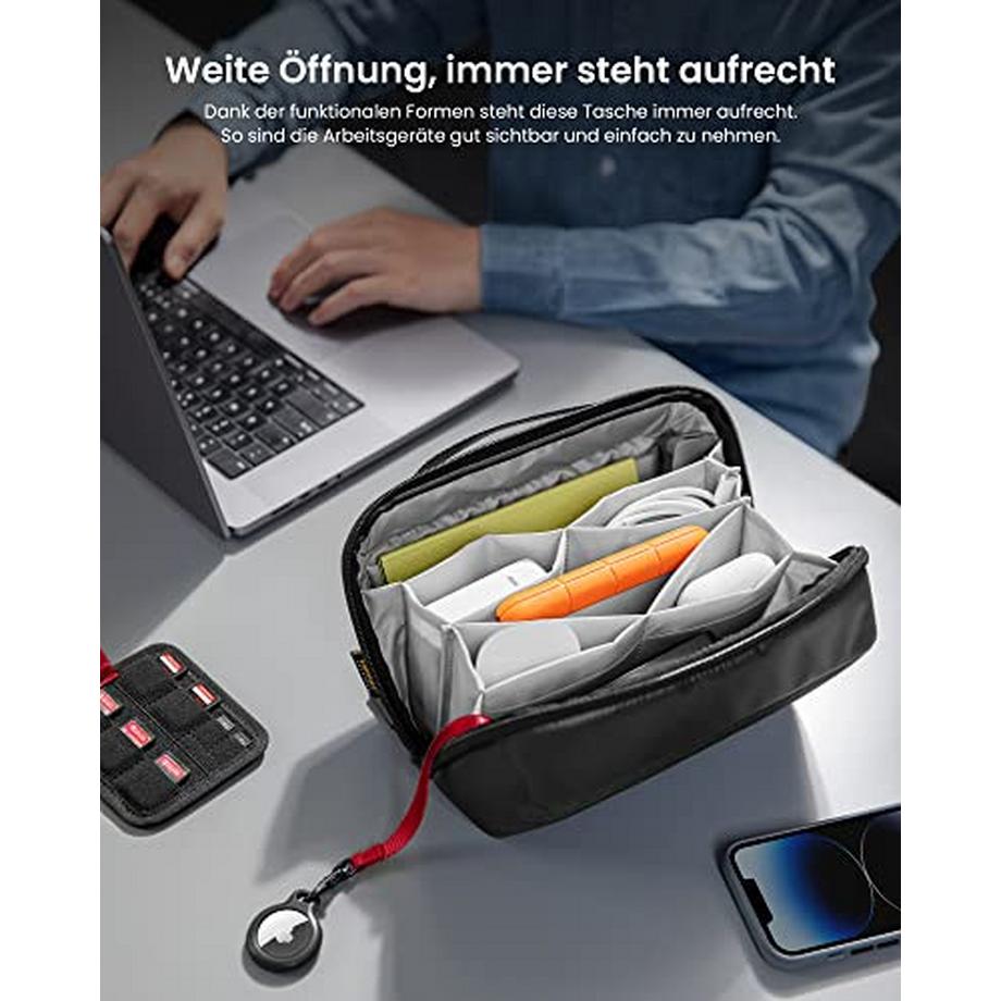 Only-bags.store  Kabeltasche, Elektronikzubehör Organizer, Tragbare Kabelorganizer 