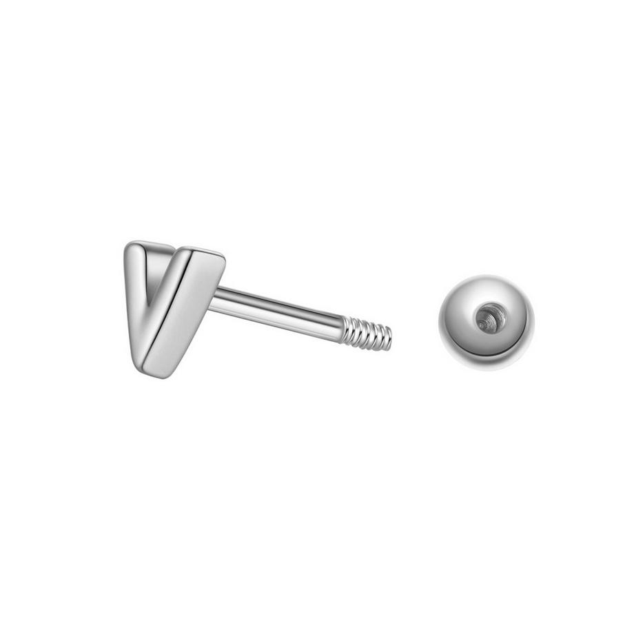 Glanzstücke München  Piercing Buchstabe V 