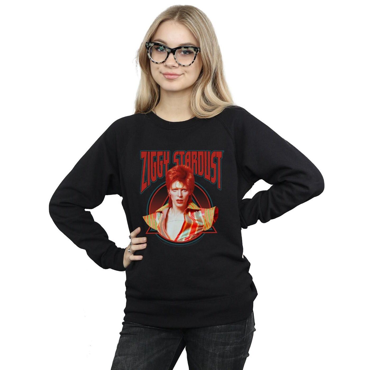 David Bowie Ziggy Stardust Print Sweatshirt  