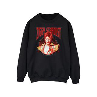 David Bowie Ziggy Stardust Print Sweatshirt  