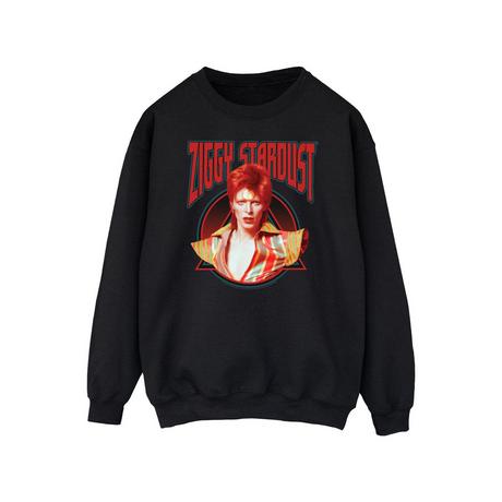David Bowie Ziggy Stardust Print Sweatshirt  